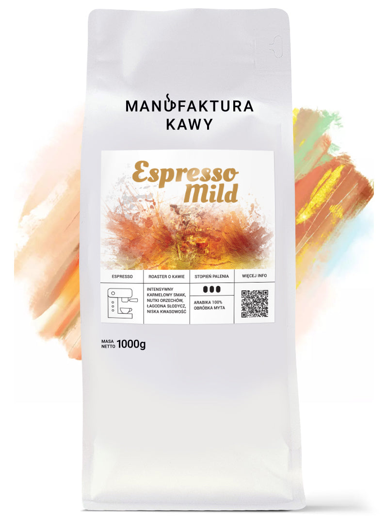 Espresso Mild 1kg Kawa Świeżo Palona