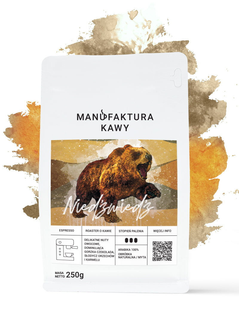 Niedźwiedź Kawa Świeżo Palona