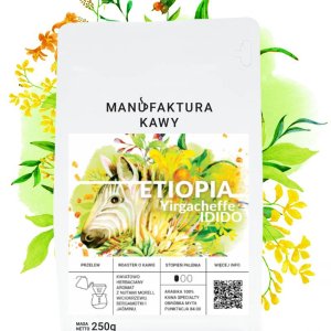 Etiopia Yirgacheffe Idido Kawa Świeżo Palona