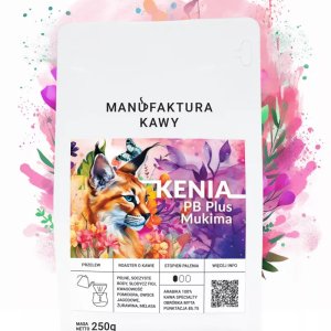Kenia PB Plus Mukima Kawa Świeżo Palona