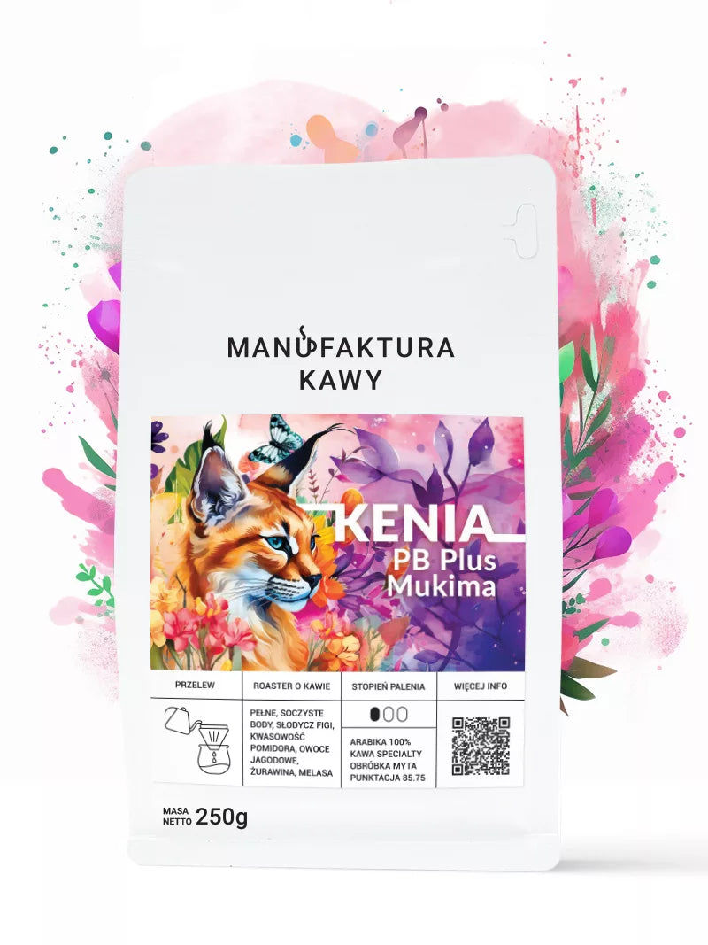 Kenia PB Plus Mukima Kawa Świeżo Palona