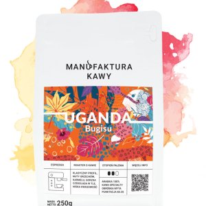 Uganda Bugisu Kawa Świeżo Palona